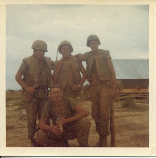 John with Marine buddies